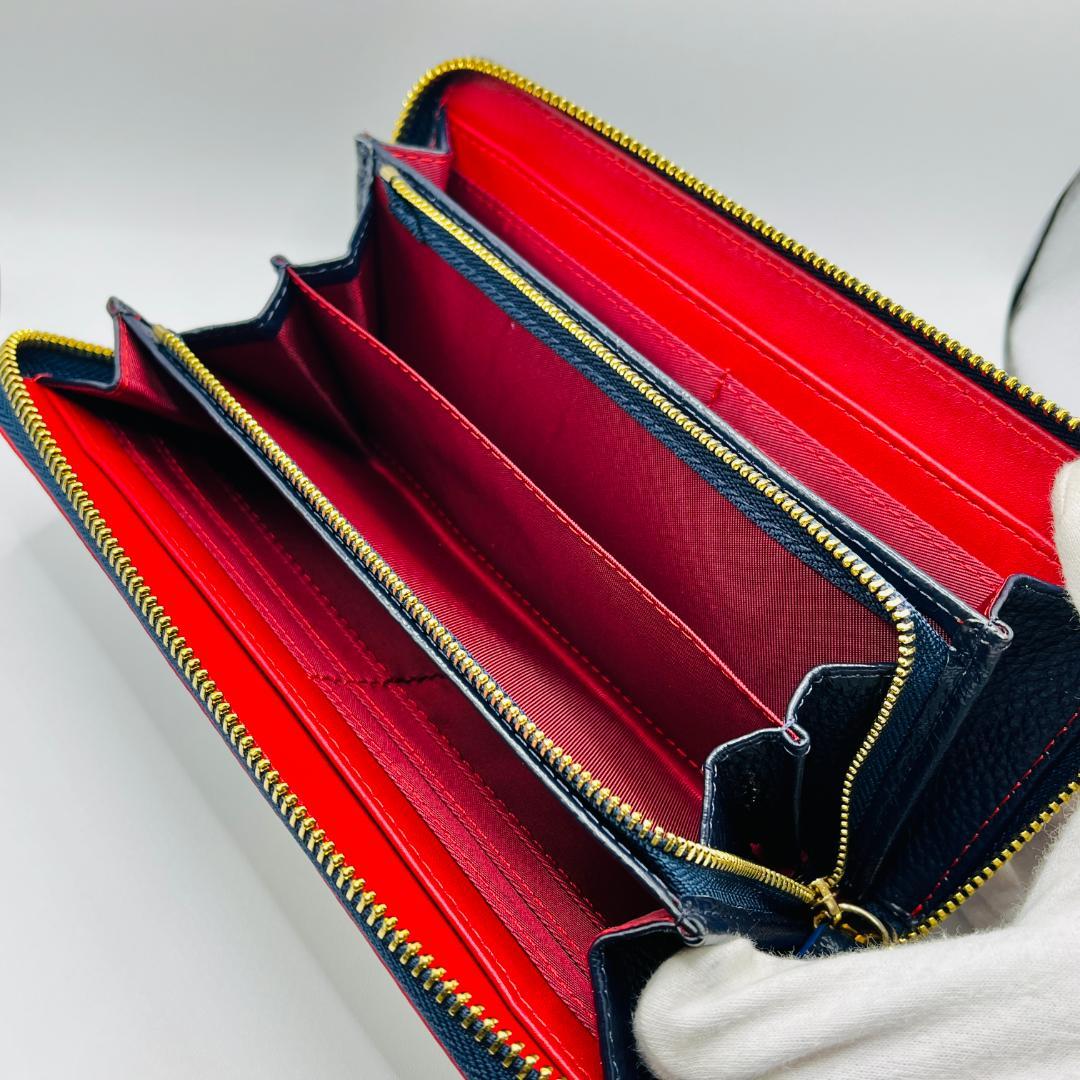 大特価 新品 長財布 Vivienne Westwood 人気 紺 青 赤定番