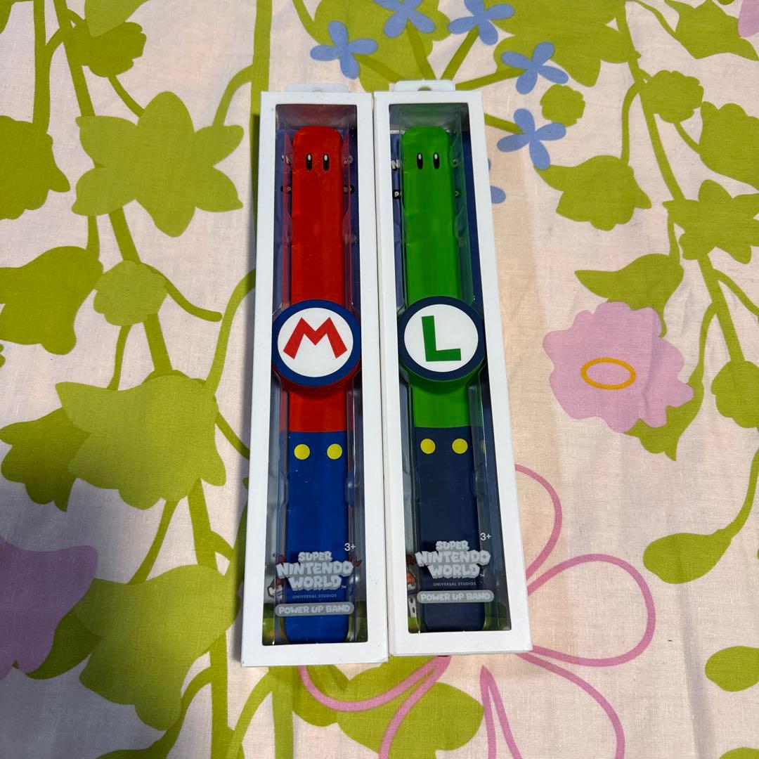ユニバ　usj パワーアップバンド　マリオ、ルイージ
