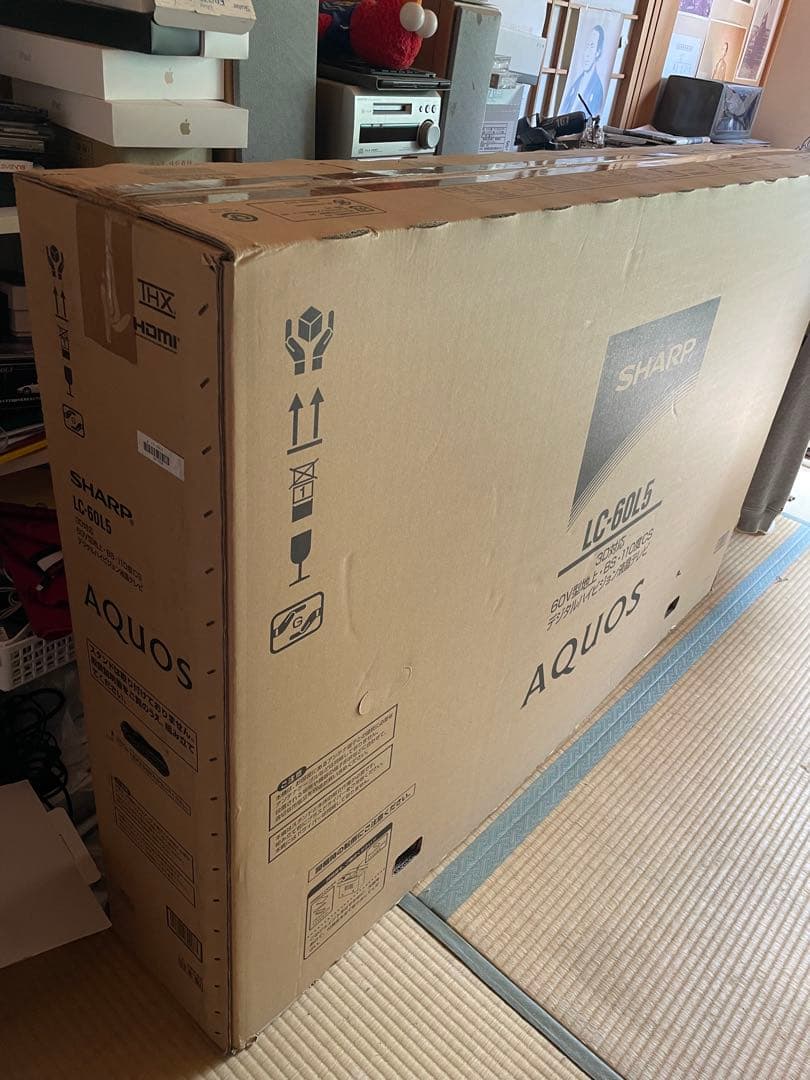かな　SHARP LC-60L5 AQUOS 60インチ液晶テレビ　3D