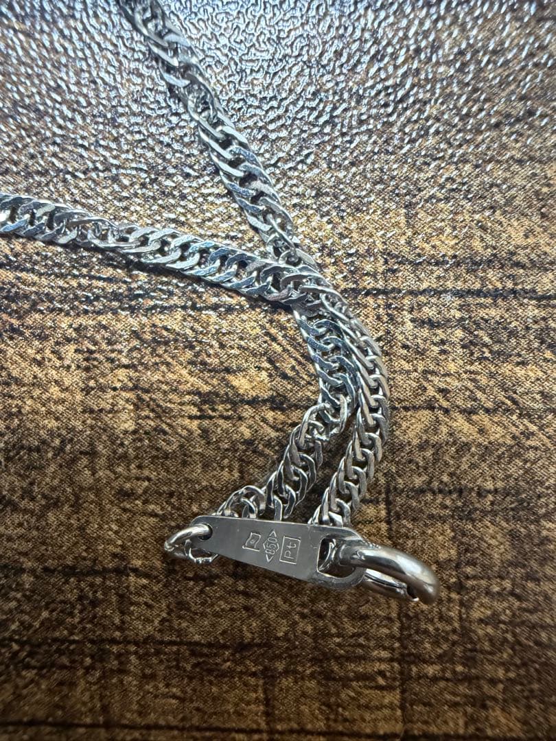 美品　シルバー ネックレス 約40センチ21g