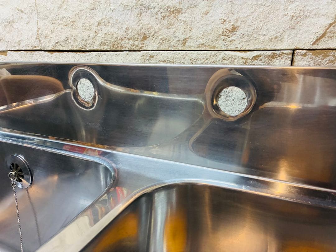 ★ 引取歓迎！クリナップ製 業務用 ステンレス二槽式シンク ★