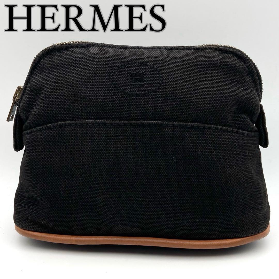 【美品】エルメス ポーチ ボリード ポーチ 小物入れ ブラック