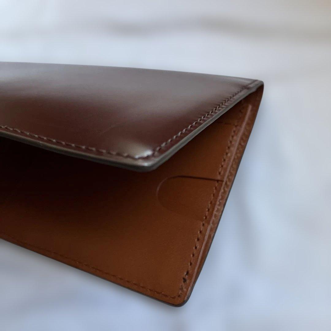 ❗️美品❗️馬革 【PRARE】プレリー /コードバン/長財布 バーガンディー