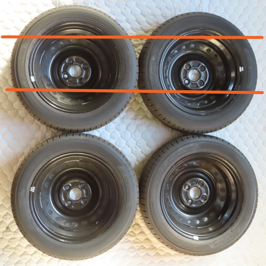 ホンダN-ONE e: 純正14インチタイヤ、ホイール、キャップ 新車外し②