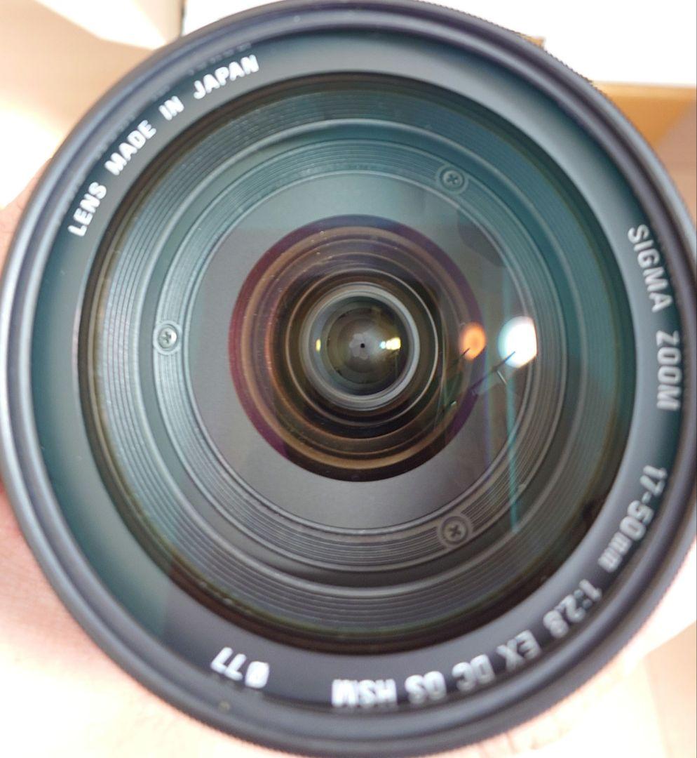 シグマ　ニコンFマウント　17-50 F2.8 EX HSM　美品