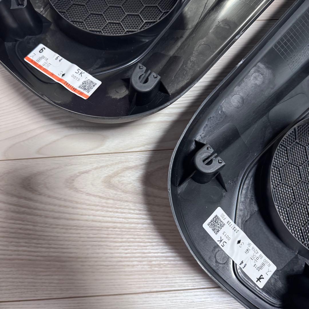 NDロードスター ドアトリム 赤革貼り　キックガード付き　レザー