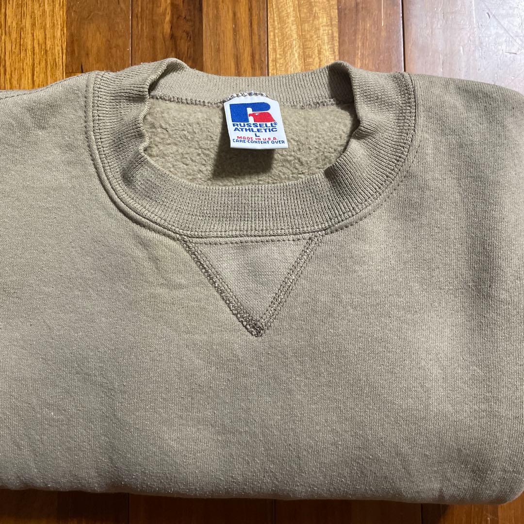 90s アメリカ製 russell ラッセル スウェット 無地