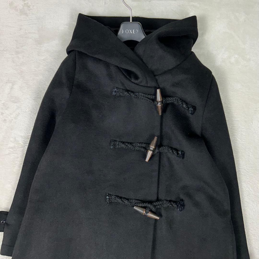 人気♡ミズイロインド ダッフルコート ダブルフェイス フード トグル マキシ丈