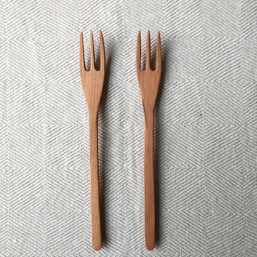 【新品•未使用】三谷龍二　パスタフォーク　2本セット　カトラリー