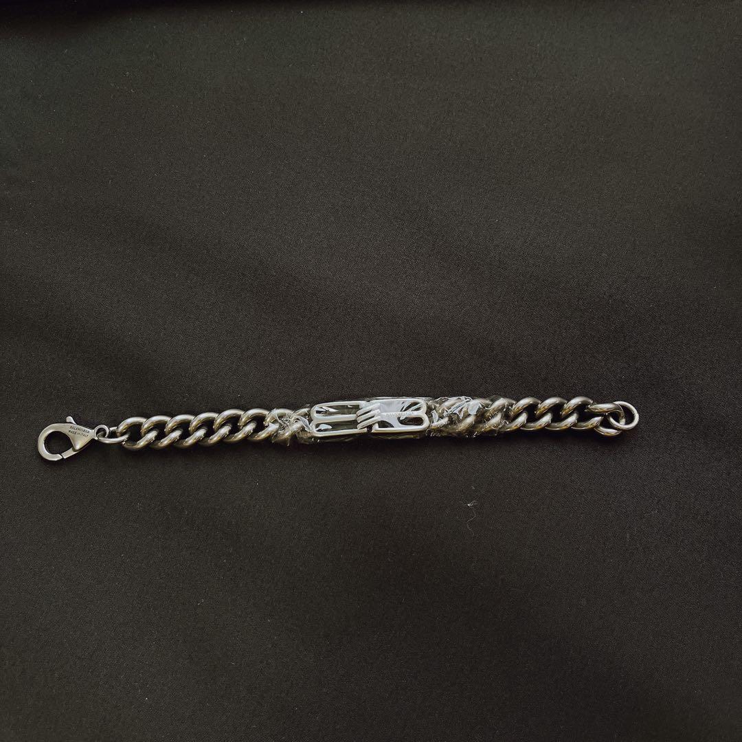 激レア美品✨BALENCIAGA チェーンブレスレット シルバー M