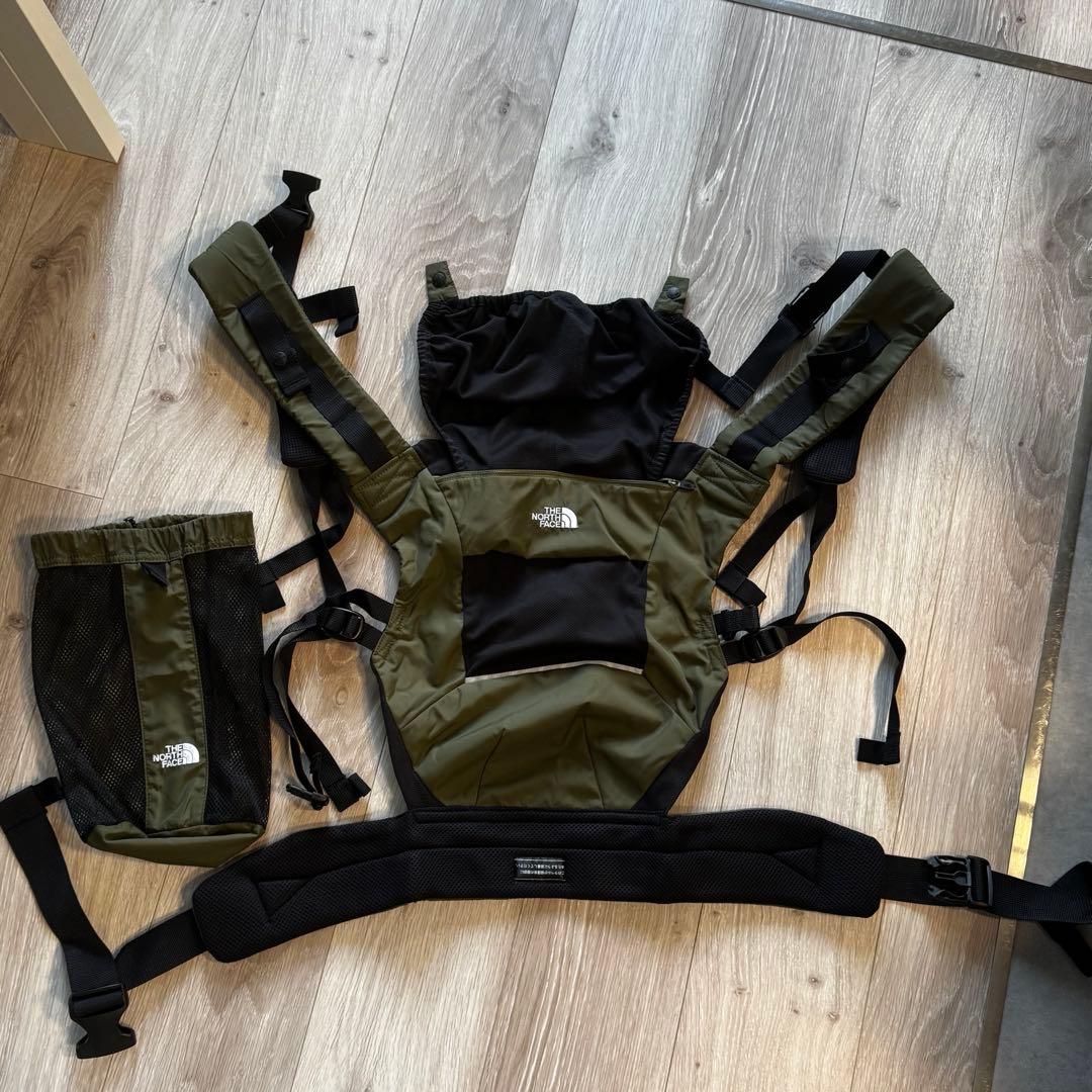 【極美品】THE NORTH FACE 抱っこ紐 ポーチ付 説明書付き