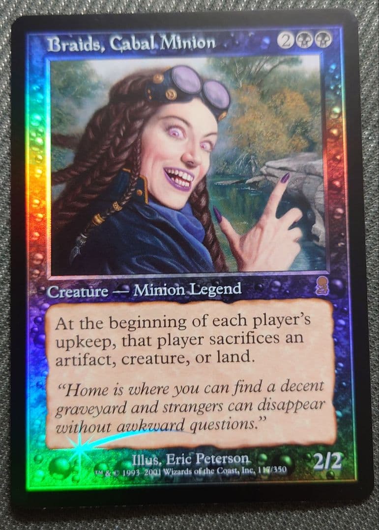 mtg 超稀少 旧枠 初版 FOIL 陰謀団の先手ブレイズ 英語版 ody