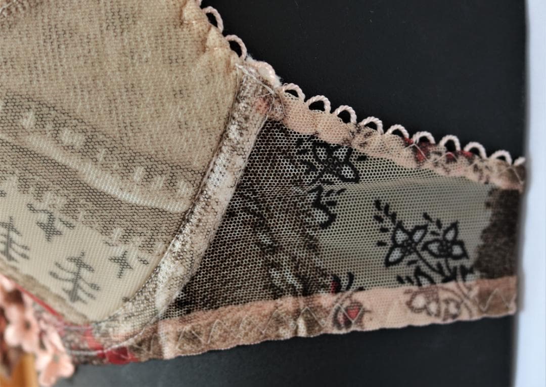 新品★美しい豪華なブラ★フランスのブランドASSIA★手作り★35.000円