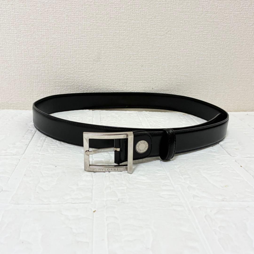 BVLGARI ブルガリ　ベルト　ブラック　シルバー