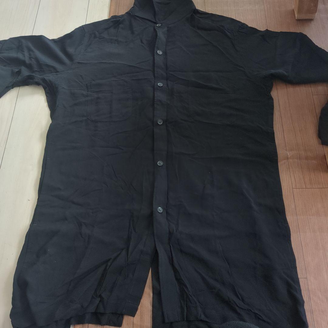 Yohji Yamamoto 黒 長袖シャツ サイズ3