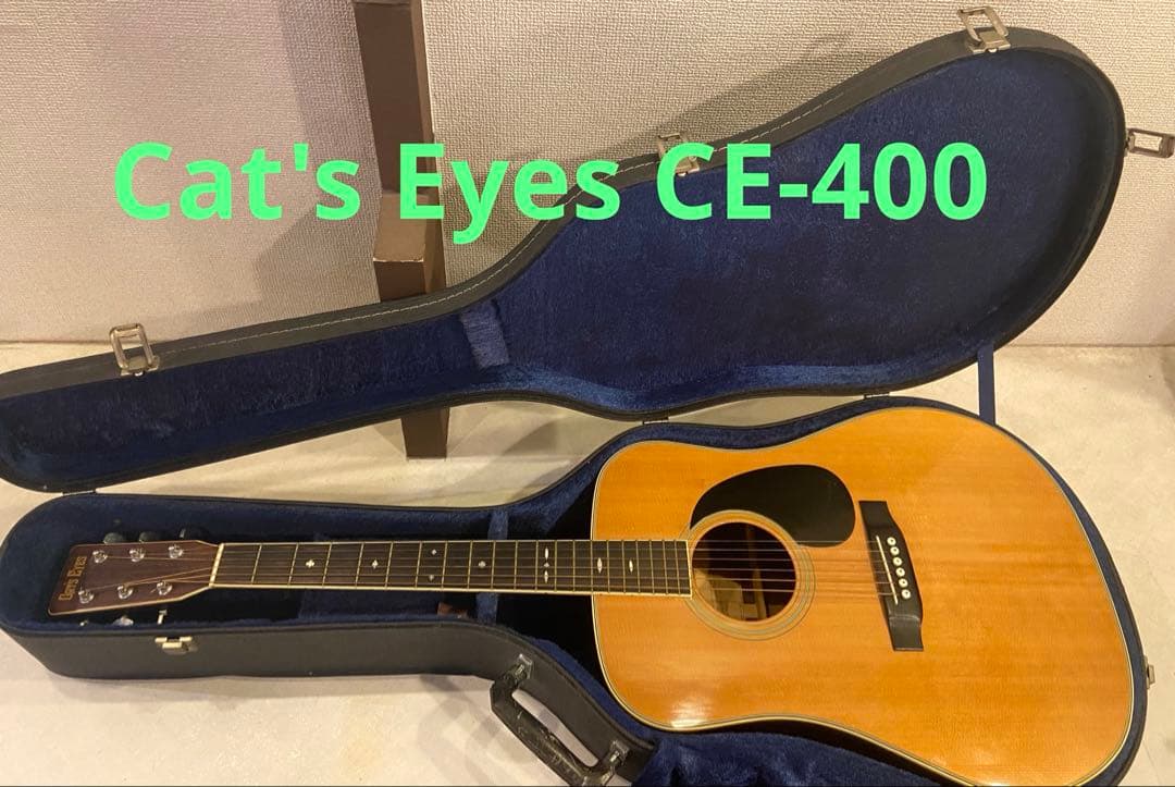Cat's Eyes CE-400 アコースティックギター　ハードケース付き