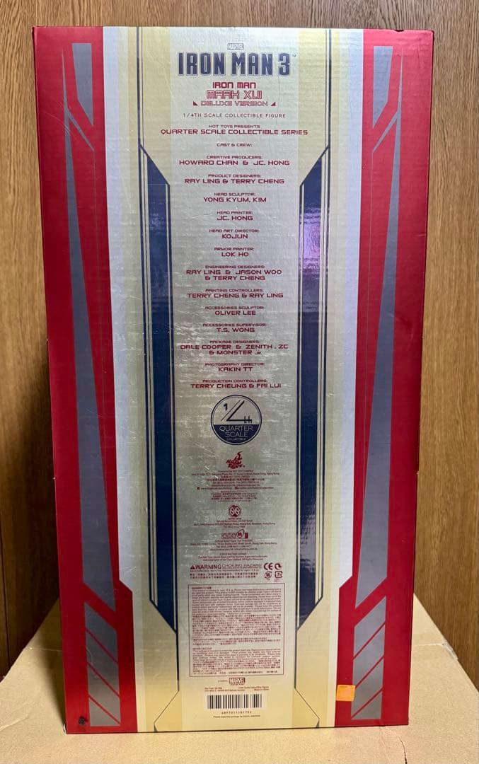 ホットトイズ　クオータースケール　アイアンマン　マーク42 ボーナスアクセサリー