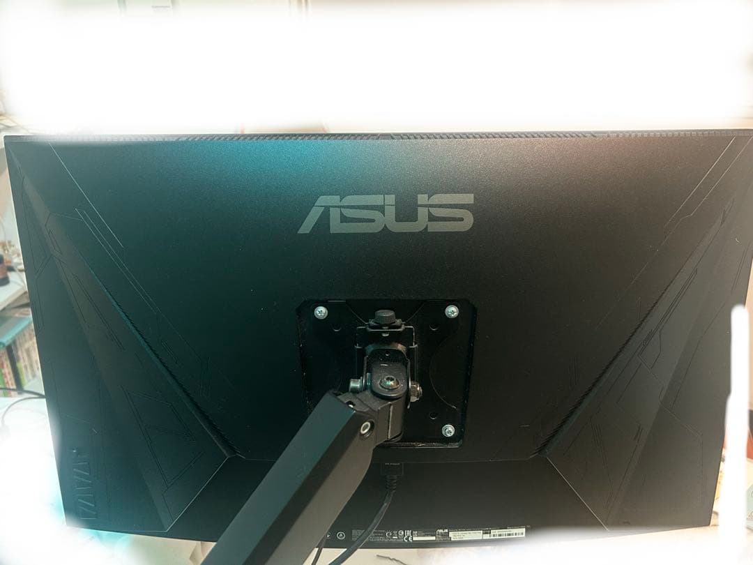 （湾曲）ASUS TUF Gaming モニター 27型（モニターアーム付き）