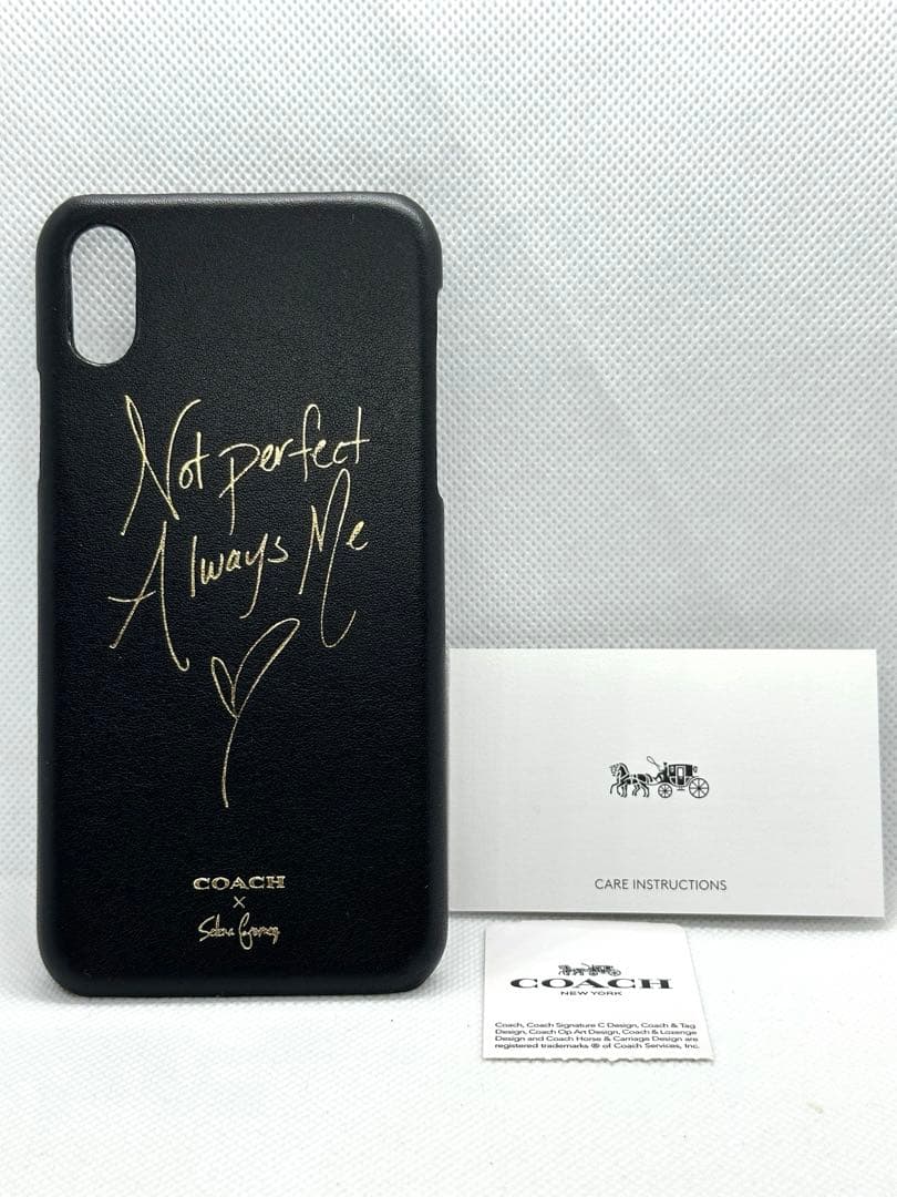 COACH x Selena Gomez コーチ iPhoneXS/X レザー