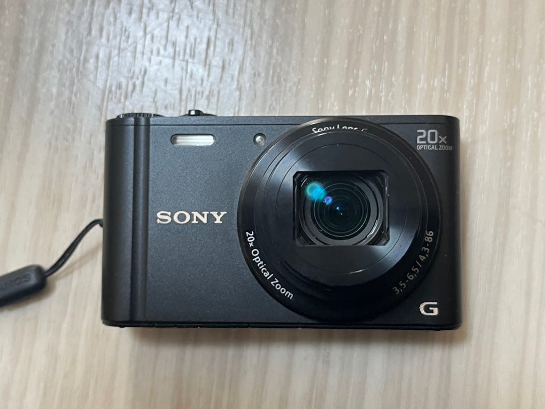 【美品】SONY Cyber-shot ブラック DSC-WX300 箱あり