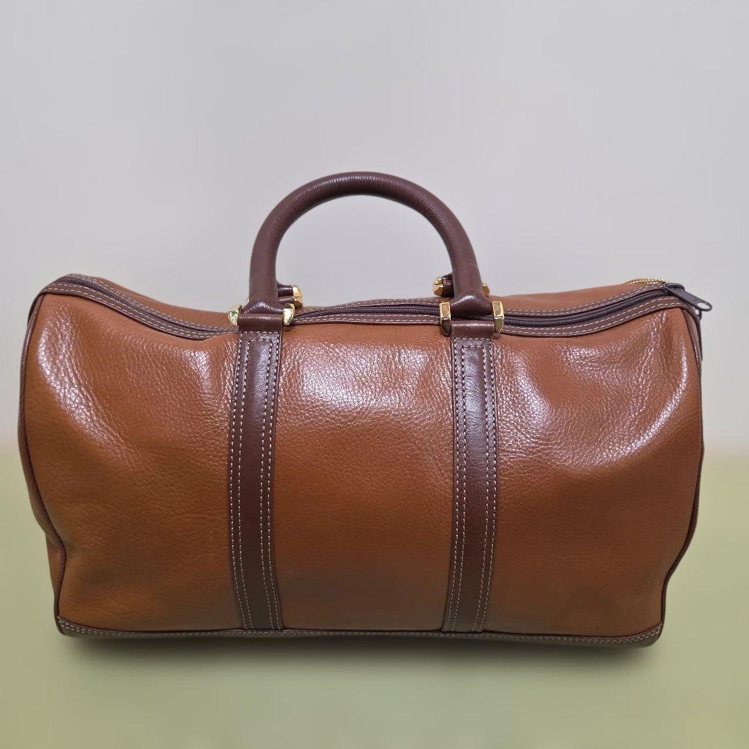 ENRIQUE LOEWE KNAPPE レザー本革 ボストンバッグ ポーチ