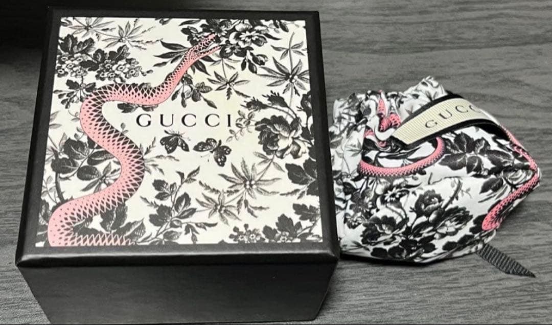 美品　GUCCI 指輪　GG＆フラワーリング　15号