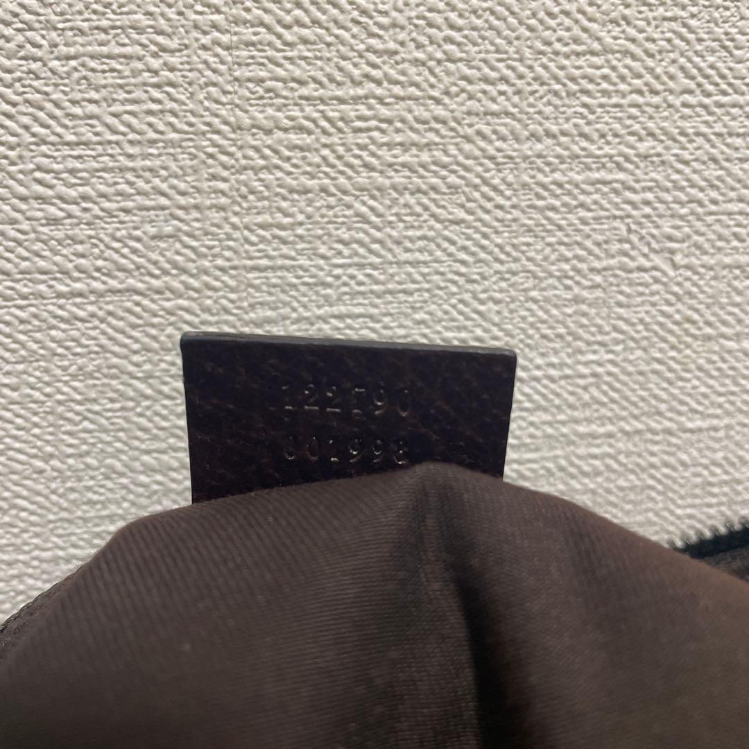 GUCCI グッチ GGキャンバス ショルダーバッグ 122790 三日月
