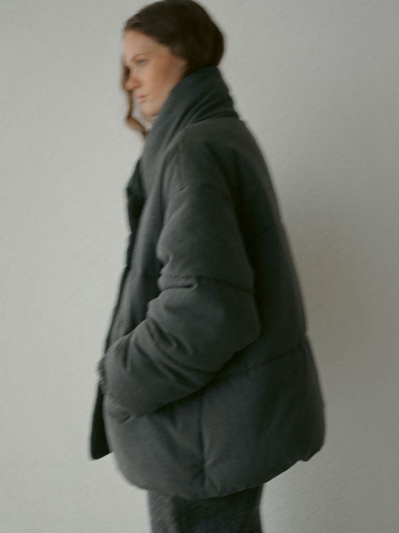 ETRE ストールカラーパディングコート