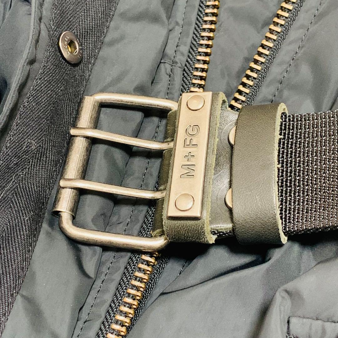 マリテフランソワジルボー ベルト付ロングダウンジャケット M Y2K フード収納