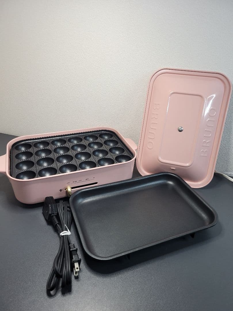 BRUNO コンパクトホットプレート&たこ焼きプレート BOE021
