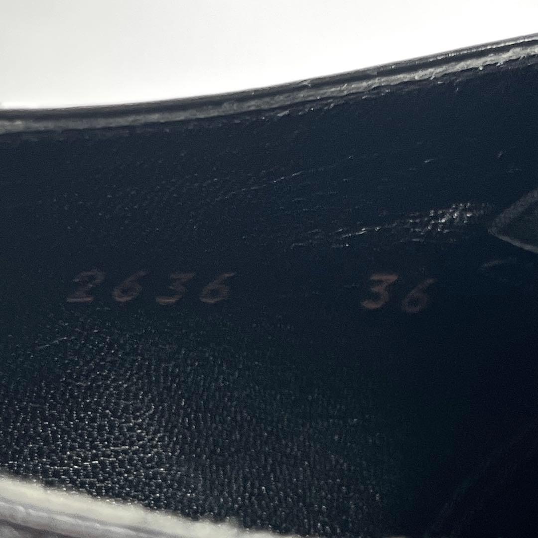 PRADA プラダ テープ ガラスレザー シューズ ストラップレザーシューズ