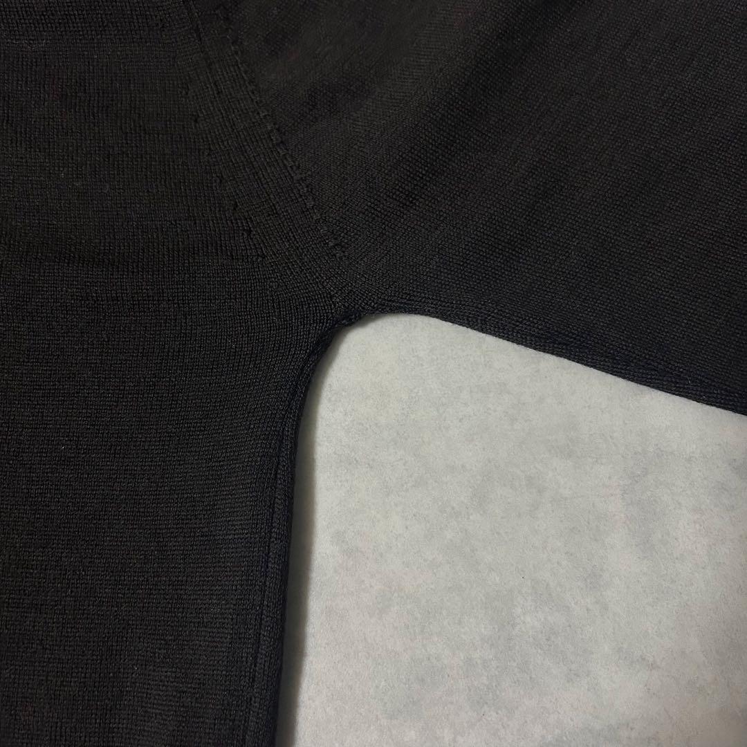 美品 ジョンスメドレー ニット ハイゲージ メリノウール　現行タグ ブラウン