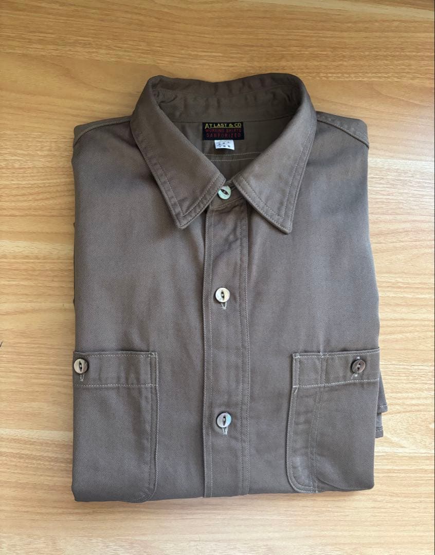 【最終値下げ】Atlast&Co TWILL SHIRT 15 1/2