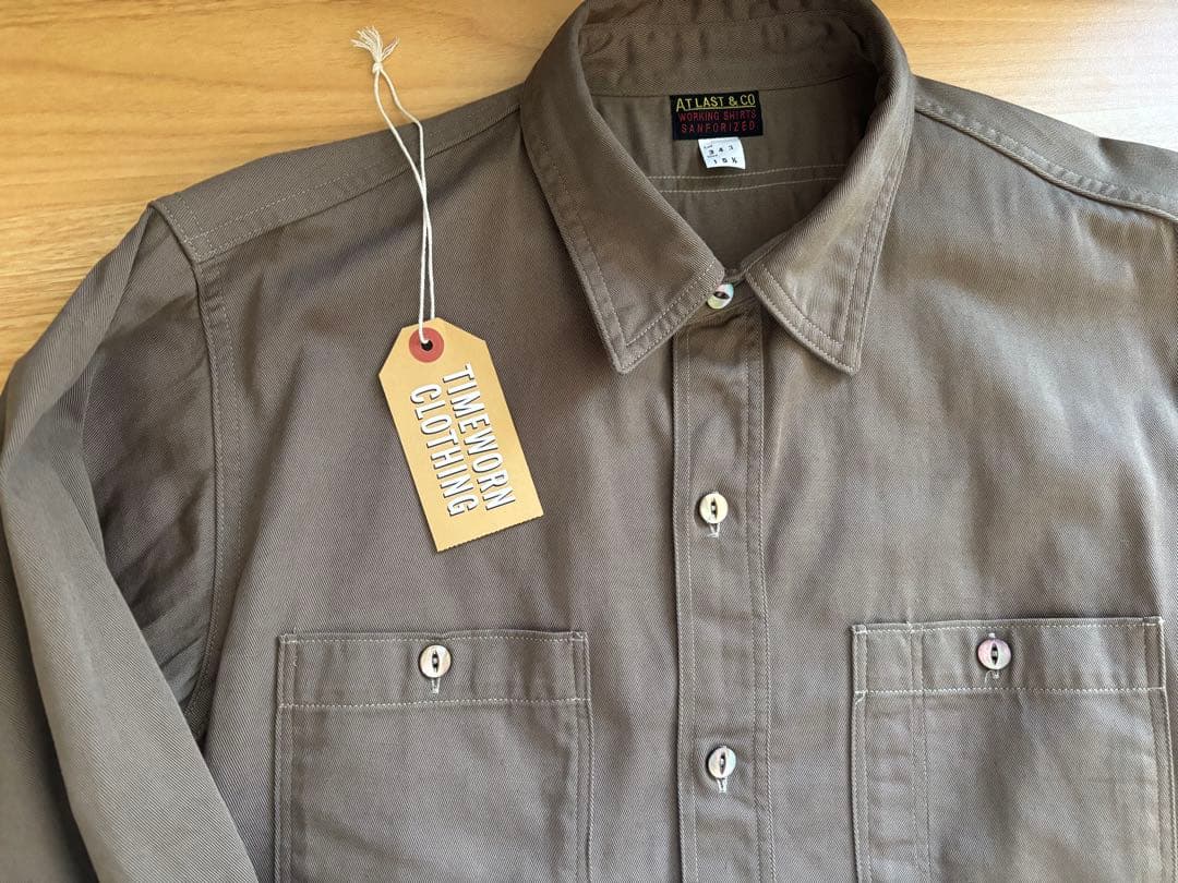 【最終値下げ】Atlast&Co TWILL SHIRT 15 1/2