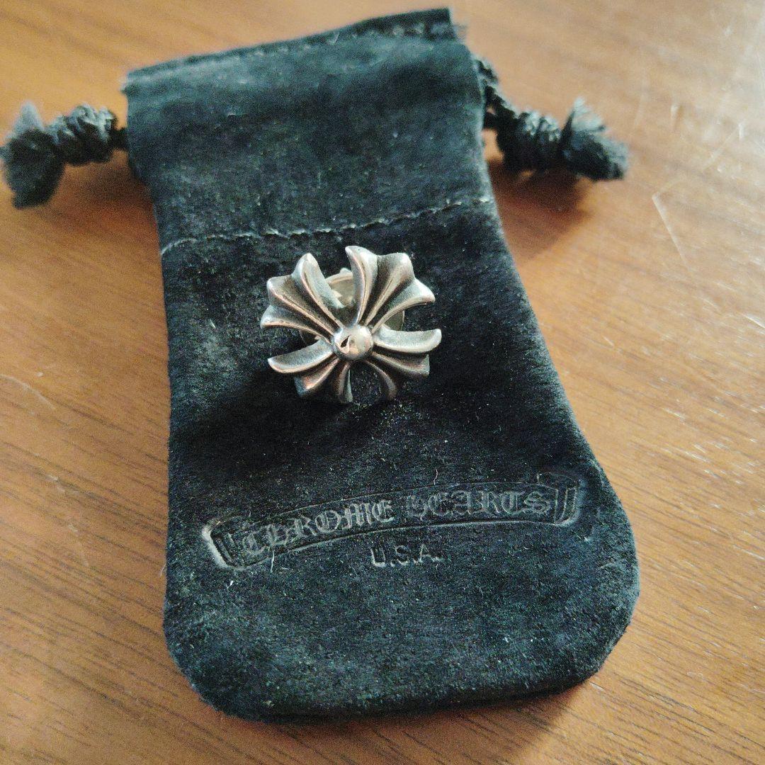 シルバー925 フローラルクロス　ピンバッジ　ジャンク品