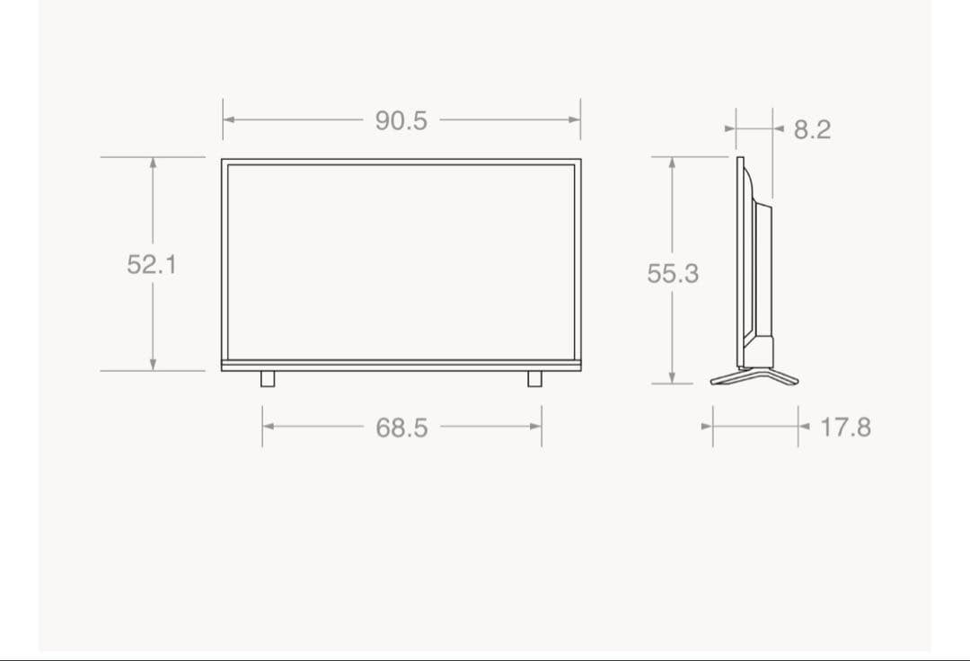 美品40型テレビ　23年製TOSHIBA 40V34 、40インチ液晶テレビ