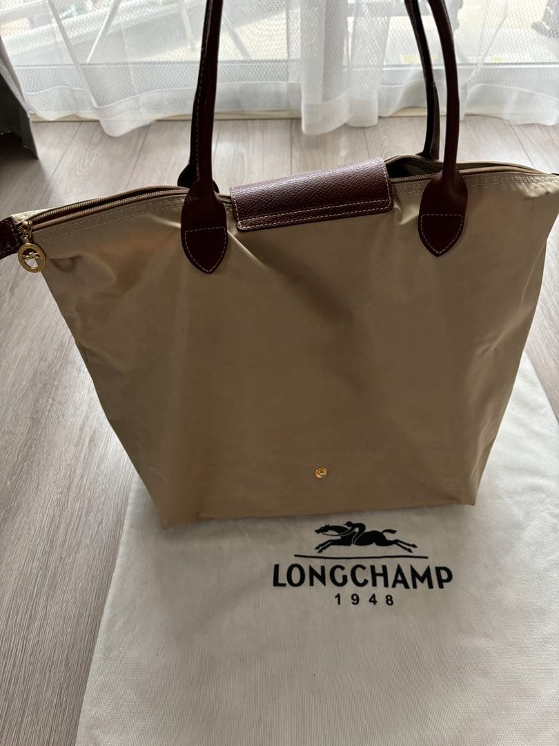 Longchamp プリアージュ ベージュ L