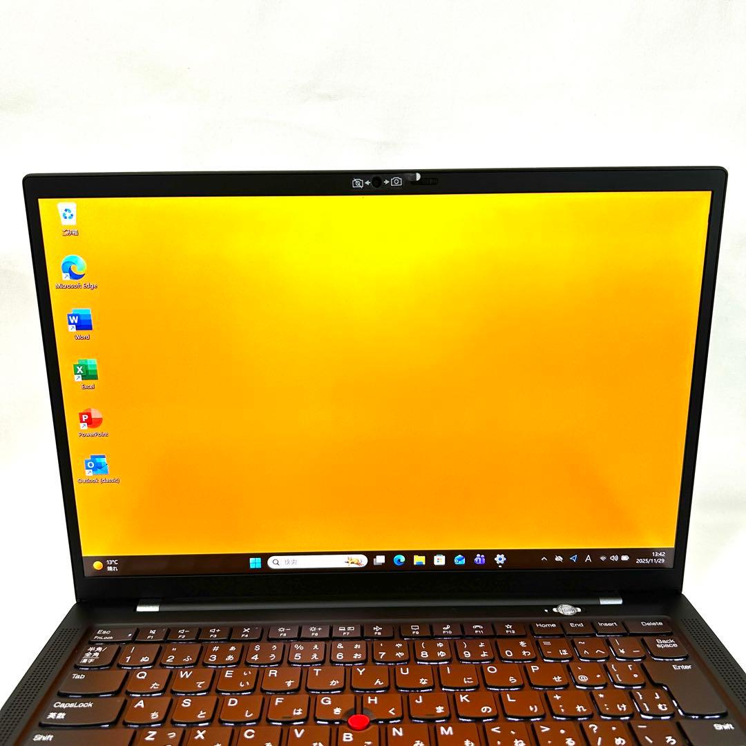 美品 Lenovo X1 Carbon Gen9 バッテリー超良好 Office