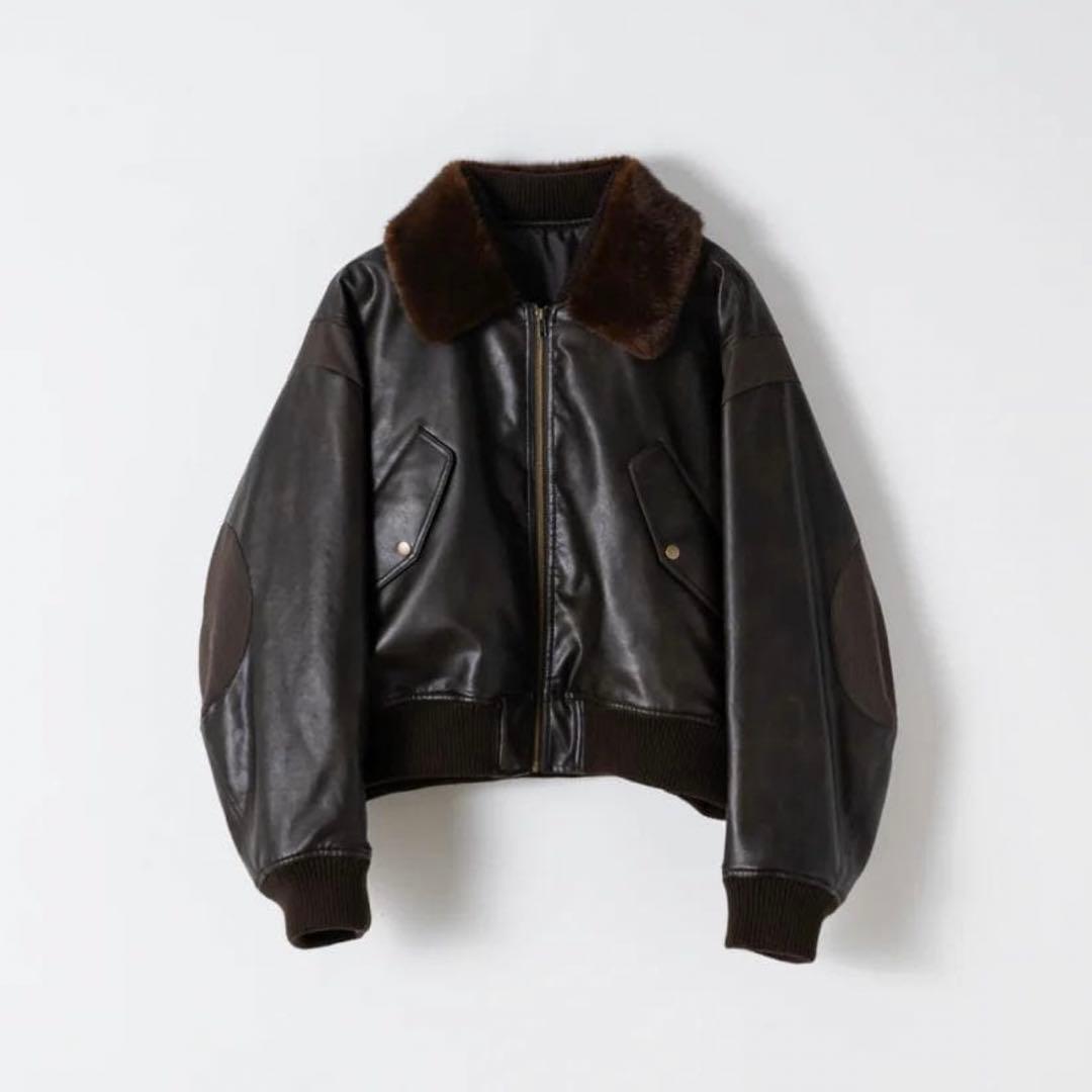 ジャケット・アウター ILEAN 2WAY VOLUME FLIGHT JACKET