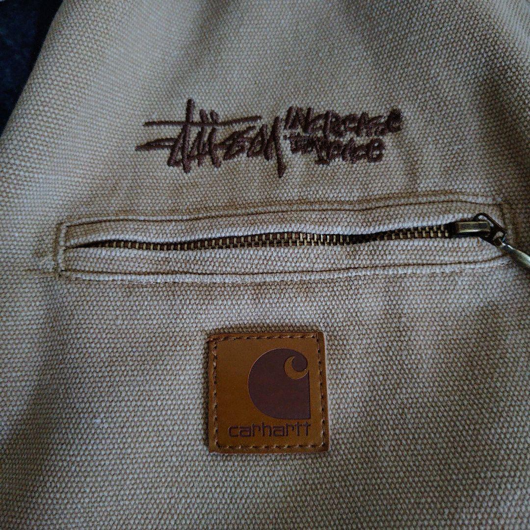 Carhartt WJ141 ベージュ ジップアップジャケット S