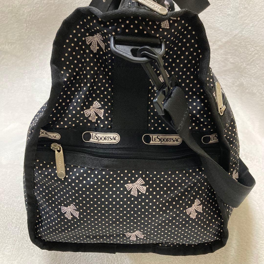 【極美品】LeSportsac レスポートサック ボストンバッグ リボン柄