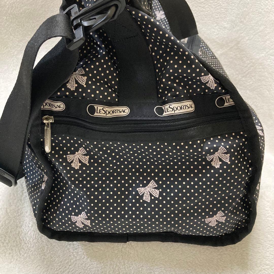 【極美品】LeSportsac レスポートサック ボストンバッグ リボン柄