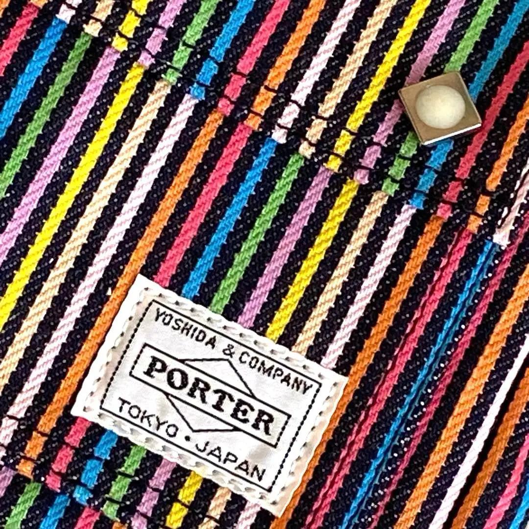 【希少 美品】POTER ×SLAP SHOT レインボーカラー　ウエストポーチ