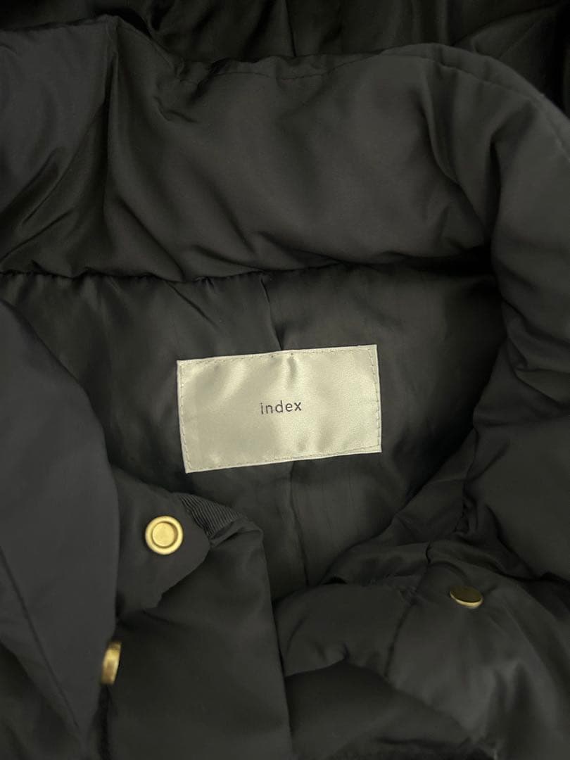 美品　KAWADAダウンドロストミドルコートLサイズ　インデックス（index）
