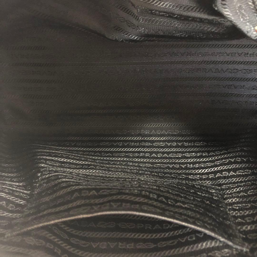 PRADA プラダ　ブラック ボストンバッグ サフィアーノ 2WAY 538