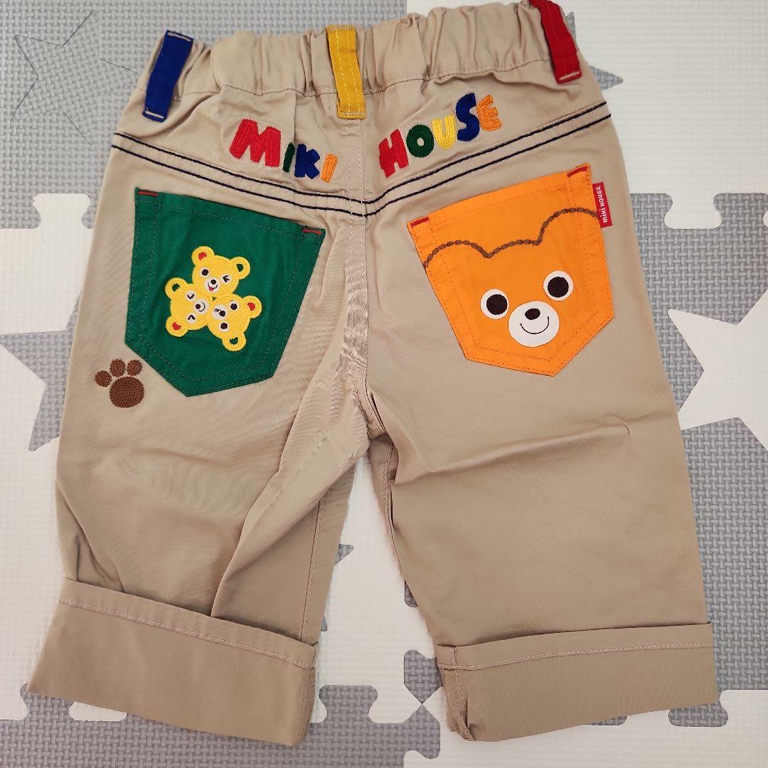 【新品・未使用・現行品】ミキハウスTシャツ110&ハーフパンツ110