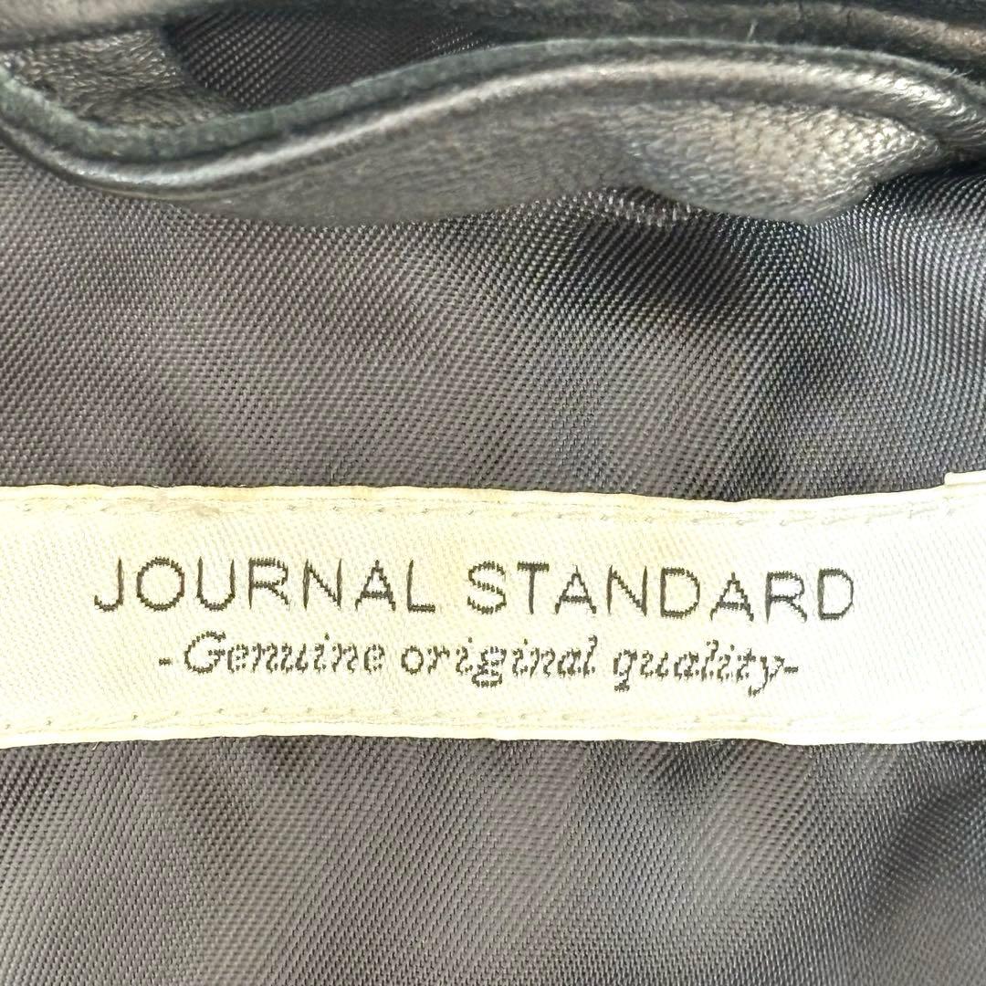 ジャーナルスタンダード シングルライダースジャケット 羊革 ブラック