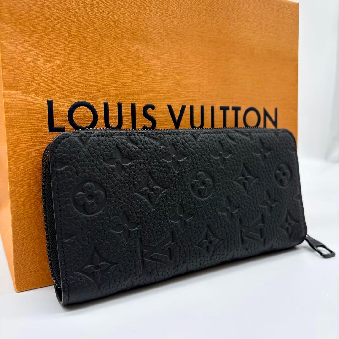 【極美品 IC搭載】ルイヴィトン トリヨン ジッピー ウォレット 長財布 黒