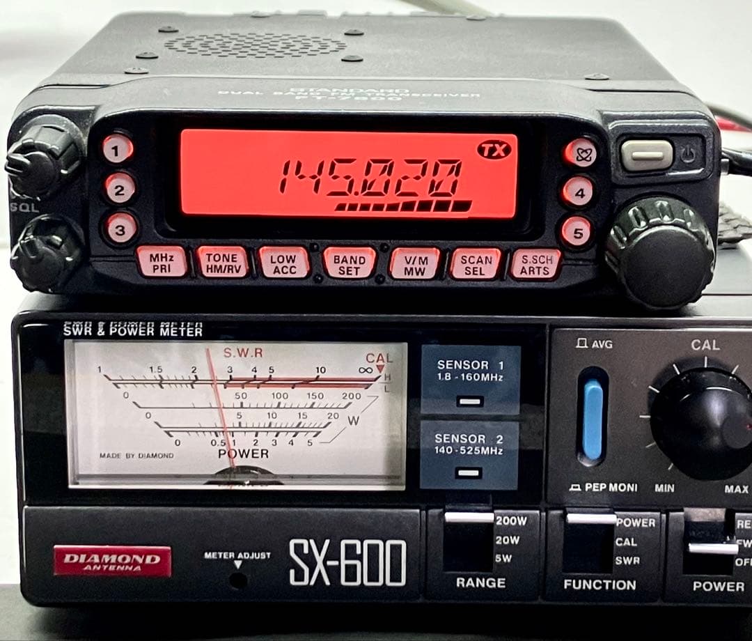 ヤエス FT7800 20w アマチュア無線機　アマチュア無線