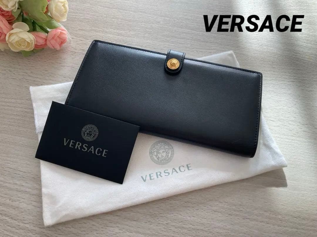 VERSACE長財布 ヴェルサーチェ 1002898 1A02150 1B00V